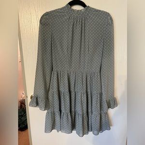 Lulus blue long sleeve dress XS